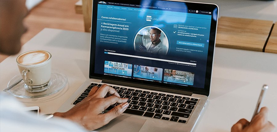 Case Laboratório Teuto: print de tela